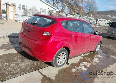 2014 Hyundai Accent Gs from USA, damaged, VIN KMHCT5AE9EU174365